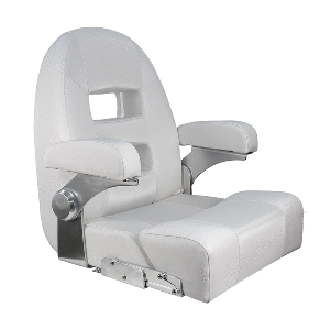 Springfield Marine Springfield Center Console Helm Flip-Up - White/White - 1042035-W