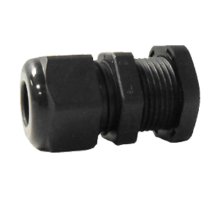 Trident Marine 3/8" Straight Thru-Fitting f/Use w/LPG Copper Tubing or Solenoid Wiring - 1438-8876