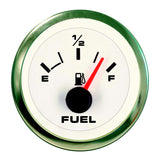 Sierra 62551P White Premier Pro Series 2" Stainless Steel Fuel Gauge & Requires "F" Sender Code - 62551P - official Sierra product image 2