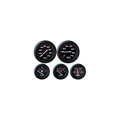 Sierra 58935P Amega Signature Series Black Evinrude / Johnson System Check 0-7,000 RPM Dial Range Tachometer Gauge with Outboard Alternator or Coil Sender Code - 58935P - official Sierra product image 3
