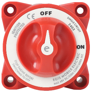 Egis Mobile Electric Egis E-Series 350A Battery Switch Off/On - 2403