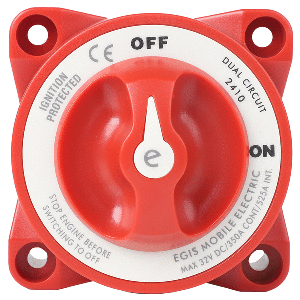 Egis Mobile Electric Egis E-Series 350A Dual Circuit Battery Switch Off/On - 2410