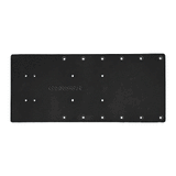 Sea Brackets 18" Straight Trolling Motor Plate - Black - SEA2324-BLK