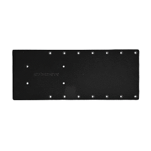 Sea Brackets 18" Straight Trolling Motor Plate f/Garmin Kraken - Black - SEA2302-BLK