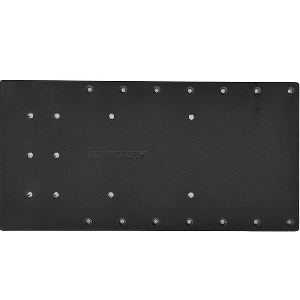 Sea Brackets 20" Straight Trolling Motor Plate f/Minn Kota Quest - Black - SEA2310-BLK