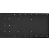 Sea Brackets 20" Straight Trolling Motor Plate f/Minn Kota Quest - Black [SEA2310-BLK]