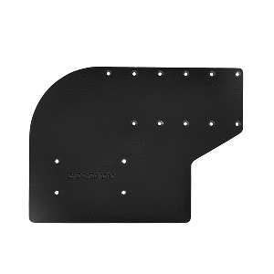 Sea Brackets Small Offset Trolling Motor Plate f/Garmin Kraken - Black - SEA2311-BLK