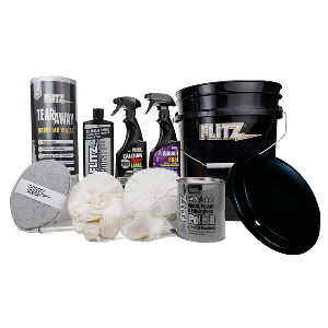 Flitz 5-Gallon Black Bucket Detailers Kit - C-209BB