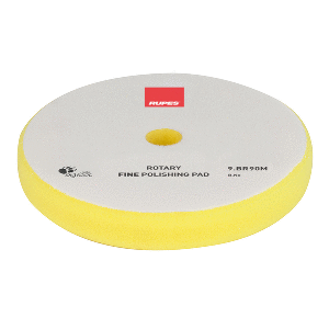 RUPES Rotary Fine Polishing Foam Pad 75/90mm - Yellow - 9.BR90M