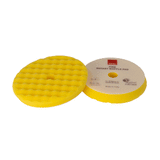 RUPES Velcro Waffle Fine Polishing Pad f/Rotary Polishers 90mm - Yellow - 9.WF90M