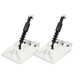 Lectrotab Smart Tabs SX Trim Tabs by Lectrotab 9.5&rdquo; x 10&rdquo; f/18'-20&rsquo; Boat w/150 - 240HP - White - SXW9510-80