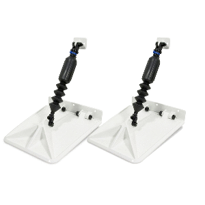Lectrotab Smart Tabs SX Trim Tabs by Lectrotab 9.5&rdquo; x 10&rdquo; f/15'-18&lsquo; Boat w/60 - 135HP - White - SXW9510-60