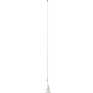 Scout 5' White VHF Antenna 3dB Lift &amp; Lay Mount w/5M RG-58 - PF AN NVHF00005
