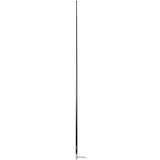 Scout 8' Black VHF Antenna 6dB Stainless Steel Ferrule w/5M RG-58 Coax Includes PL-259 KS-42 - PF AN NVHF00009T