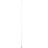 Scout 8' White VHF Antenna 6dB Heavy Stainless Steel Ferrule w/6M RG-8x Includes PL-259 Heavy Duty Offshore Antenna KS-43 - PF AN NVHF00020T
