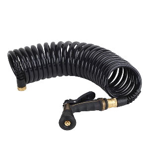 HoseCoil Commercial Pilot PRO 25' Hose Kit w/Boat Bumper Metal Body Nozzle - CPP2501K