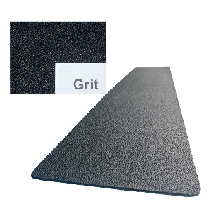 Gator Guards GatorSkinz&trade; Non-Skid Step Pad - Grey Grit - 16" x 4" - GSSTEPLGY-GRIT-DP