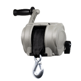Powerwinch Premier Series Winch 2000lb, 8", Crank Arm - Saltwater Silver - 21300-W-2000-8-S-R