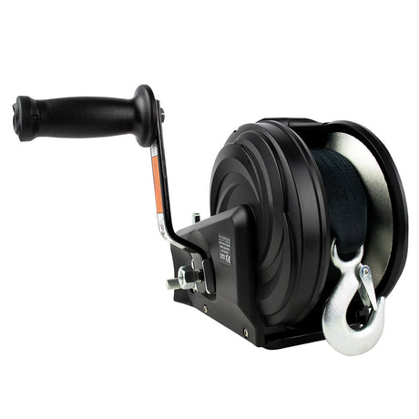 Powerwinch Select Series Winch 1,800lb, 2 Speed, 6" Crank Arm - Carbon Black [21400-W-1800-6-B-R]