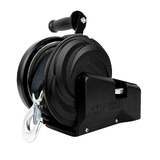 Powerwinch Select Series Winch 1,800lb, 2 Speed, 8" Crank Arm - Carbon Black - 21400-W-1800-8-B-R