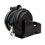 Powerwinch Select Series Winch 2,000lb, 2 Speed, 6" Crank Arm - Carbon Black - 21400-W-2000-6-B-R
