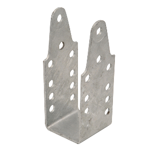 C.E. Smith Strap Bent Channel Upright Short Galvanized Bracket - 9" - 250-021786-10EZ