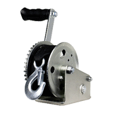 Powerwinch Utility Series Winch 1,600lb, 6" Crank Arm - Zinc - 21500-W-1600-6-Z-R