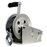 Powerwinch Utility Series Winch 2,500lb, 2 Speed, 6" Crank Arm - Zinc - 21500-W-2500-6-Z-R