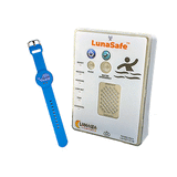 Lunasea Lighting Lunasea Water Activated RF Transmitter w/Rechargeable Alarm Receiver - Blue - LLB-64BL-02-K2