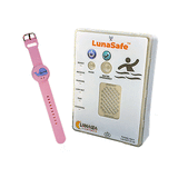Lunasea Lighting Lunasea Water Activated RF Transmitter w/Rechargeable Alarm Receiver - Pink - LLB-64PK-02-K2