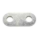Bluewater Nickel Plated Copper Link Bar - 10mm 3/8-3/8" - 312311-B-008