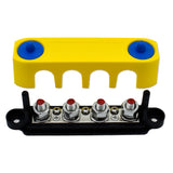Bluewater Common Stud 4 Gang Positive Terminal Busbar w/Cover [313738-B-023]