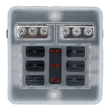 Bluewater 6 Position Fuse Block w/LEDs - 3200-0001-006