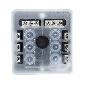 Bluewater 6 Position Beaker Block w/Cover - 3200-2001-006