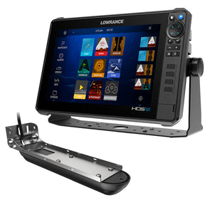 Lowrance HDS PRO 12 w/Preloaded C-MAP DISCOVER OnBoard &amp; Active Imaging 3-in-1 Transom Mount Transducer - 000-16521-001