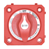 Bluewater On/Off Switch Battery Switch - Panel Mount - Red - 9800-006-10