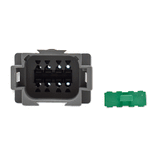 Bluewater 8 Position Male Deutsch Connector w/Wedge Lock - DT04-8P