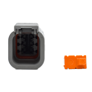 Bluewater 6 Position DTM Male Connector w/Wedge Lock - DTM04-6P