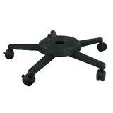 Springfield Marine Springfield 5-Legged Deck Base w/Plate - 1580550-BLK