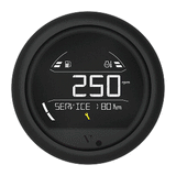 Veratron VL Digital 85 w/Round Black Bezel - B00205802