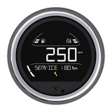 Veratron VL Digital 85 w/Round Chrome Bezel - B00205804