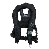 First Watch Auto/Manual Convertible 38G Inflatable PFD - Black - FW-40PROA/M-BK