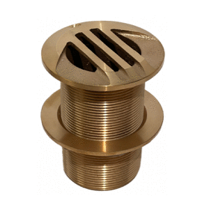 GROCO 1-1/2" Slotted Hi Speed Thru-Hull w/Nut - HSSLTH-1500-W