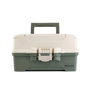 Plano Two-Tray Tackle Box - Green/Tan - P000404