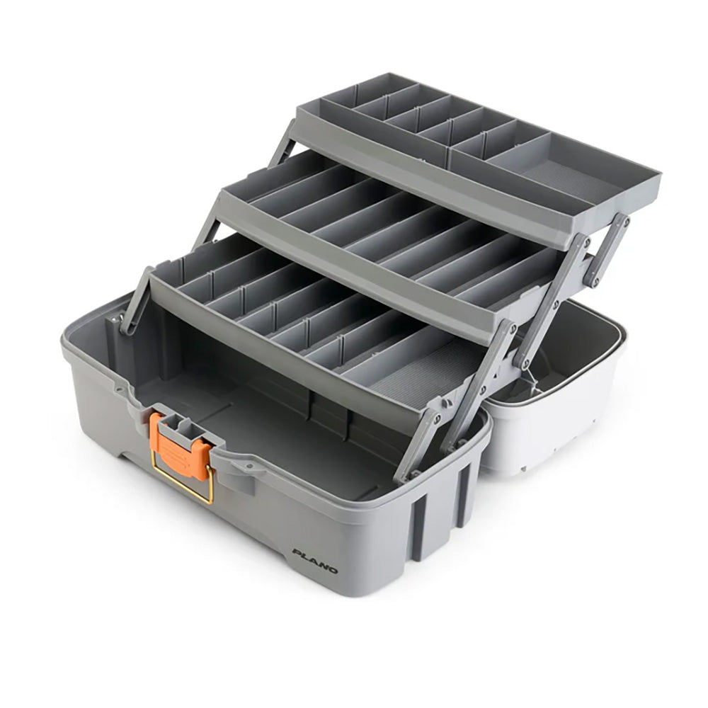 Plano Three-Tray Tackle Box - Light Grey/Dark Grey [P000406]