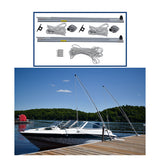 Dock Edge Supreme EZ-Stow Mooring Whips - 10' - 4,000lbs - Up to 21' [DE3330F]