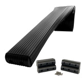 Caliber BunkWrap Kit - Black 16' x 2" x 6" Roll + 4 Caps + HRDW Roll + 4 Endcaps Stainless Steel Hardware [23052-BK]