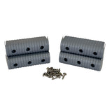 Caliber BunkWrap End Cap 2x6" Grey Accessory Kit w/Stainless Steel Hardware *4-Pack [23053]