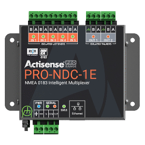 Actisense PRO NMEA 0183 Multiplexer - 5 Inputs &amp; 2 ISO-Drive Outputs, Ethernet &amp; Serial Connections - PRO-NDC-1E