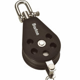 Barton Size 1 30mm Plain Bearing Pulley Block Single Swivel Becket [N01131]